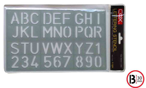 Picture of LETTERING & NUMBERS STENCIL